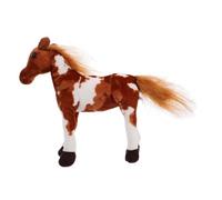 YARNOW Petite poupée Poney Adorable Peluche Peluche Animal Domestique en Peluche Adorable poupée Peluche Confortable Animaux en Peluche Cheval poupée d'animaux de Dessin animé Brun