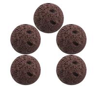 YARNOW Pierres Chauffantes pour Sauna Lot de 5 Roche Volcanique Naturelle 4 CM Accessoires pour Sauna Intérieur à Vapeur Optimise L'Absorption d'eau Libération d'Humidité