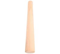 YARNOW Pilon à Ail en Bois de Hêtre Beige Tête Lisse et Résistance à L'usure, Tige Ronde Multifonction pour Ustensiles Cuisine et Broyage Manuel