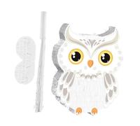 YARNOW Pinata Hibou Unique pour Fête Garçon Fille avec et Bandeau Décoration Jungle et Halloween Accessoire de Jeu pour Anniversaire Garçons et Filles