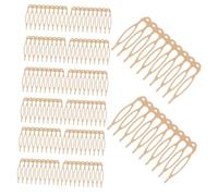 YARNOW Pince à cheveux décorative peigne, épingle à cheveux, lot de 20, alliage fer, forme ondulée, portable, pour femmes et filles, coiffure vintage et tresses latérales