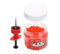 YARNOW Pince Rouges Multifonction en ABS Résistant Élastique Rouge Outil de Montage D’Appâts pour Pêche en Plein Air Fourniture D’Appâts de Pêche Pratique et Portable