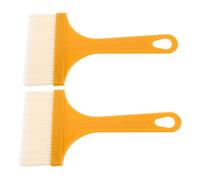 YARNOW Pinceaux à Badigeonner 2 Pièces Multifonctions pour Barbecue Cuisine, Brosse Silicone Haute Température, pour Badigeonner Huile et Graisse sur Viandes et Aliments Grillés