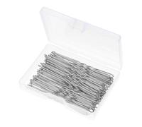 YARNOW Pinces à Cheveux Accessoires Simples pour Cheveux 3 Boîtes en Alliage Argenté de U Fixation de Coiffure, pour Voyage et Soirée