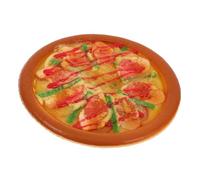 YARNOW Pizza Factice Décorative Réaliste pour Vitrine Accessoire Photo et Jeu Imitation Cuisine Modèle sans Ingrédients Alimentaires