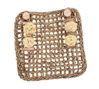 YARNOW Planche à Griffer en Bois pour Lapin, Écureuil et Cochon d'Inde, Tapis de Ponçage Naturel pour Pattes, Solide et Résistant, Accessoire de Cage pour Petits Animaux, Soin des Ongles