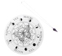 YARNOW Planches du Pendule en Bois Sculpté Motifs Lépidoptères Exquis, Aide la Prise de Décision et Décoration Intérieure Maison ou Présent