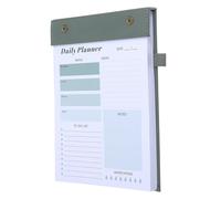 YARNOW Planificateur Quotidien A5 Papier Anti-bavure, Carnet Simple et Clair pour Travail et Prise de Notes, Lignes Pointillées et Vue Rapide du Planning