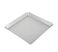 YARNOW Plaque de Cuisson Perforée en Alliage D'aluminium 3mm pour Pizza, Outil de Cuisson Pratique, Économie D'énergie et Nettoyage Facile, Pâtisserie Maison
