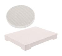 YARNOW Plaque de Soudure Structure Alvéolée Résistante à Haute Température en Gypse Blanc Protège de Travail pour Bijoux en Cuivre pour Fin et Métallurgie
