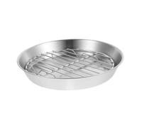 YARNOW Plaque Inox Barbecue Multifonction Plateau de Cuisson Refroidissement Bac à Rôtir Acier Inoxydable à Haute Température pour Grillades et Pâtisseries