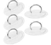 YARNOW Plaquette à Anneau Lot de 5 en PVC pour Kayak, Canoë, Paddle Gonflable, Compatible Accessoires de Natation et Pagaies