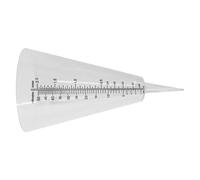 YARNOW Pluviomètre Conique en Plastique Transparent Gobelet Doseur Gradué 35 CM Outil de Mesure des Précipitations pour Jardin et Agriculture Extérieure