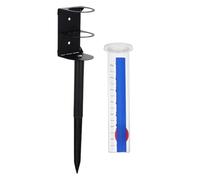 YARNOW Pluviomètre D'extérieur sur Pied avec Support Robuste en Matériau Résistant aux UV, Compatible Pluviomètre Professionnel, pour Jardin, Pelouse et Collecte Précise