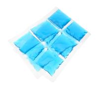 YARNOW Poche de Glace Gel Réutilisable 12 Cases Bleu en PE, Conserve Le Froid, Flexible et Étanche, pour Bureau et Pique-niques