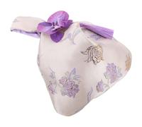 YARNOW Pochette de Soirée Élégante en Tissu Brocart à Pompons Floraux, Style Oriental Moderne, Facile à Porter et Résistante, pour Mariages et Fêtes D'inauguration