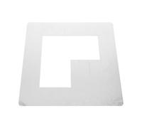 YARNOW Pochoir de marquage pour parking - Pochoir de séparation de parking en forme de L - Gabarit de marquage sol pour immeubles, trottoirs, entrepôts, allées résidentielles