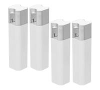 YARNOW Poids de Cordon de Rideau Blanc 4pcs en Fer et Plastique Résistant à l'usure, Fonction Stable pour Stores sans Cordon et Volets Minimalistes Mat