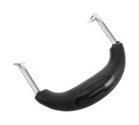 YARNOW Poignée de Casserole Noire en Acier Inoxydable Bakélite Anti-brûlure, Facile à Nettoyer, Distance Centrale de 72 Mm, Accessoire pour Pots et Cuiseurs Vapeur