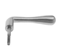 YARNOW Poignée de Porte de Cheminée, Poignée de Porte de Poêle à Bois, Acier Inoxydable Argenté, Finition Antidérapante, pour Soirées Cosy et Réunions de Fête