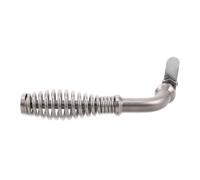 YARNOW Poignée de Porte de Poêle à Bois Acier Inoxydable à Ressort Poignée Résistante Chaleur pour Barbecue Poêle à Granulés et Insert de Cheminée Grip Sécurisé et Style Rétro Élégant