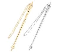 YARNOW Pointeur Torah en métal 2pcs Lecture précise de la Bible Outil Portable pour étude des Écritures pour Enfants