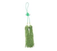YARNOW Pompon D'épée de Tai Chi en Fil de Soie avec Nœud Chinois Traditionnel, Texture Lisse Ne Gênant Pas, Ornement Décoratif pour Arts Martiaux et Collectionneurs