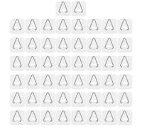 YARNOW Porte-assiette Suspendu Adhésif Blanc en Plastique, 50pcs, Crochet Multifonction Réutilisable pour Assiettes Plates, Installation Simple sans Outil, pour Rangement la Cuisine