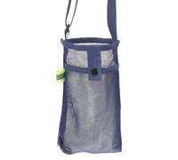 YARNOW Porte-Bouteille Eau Maille Nylon Léger avec Sangle Ajustable pour Bouteille Pochette Portable pour Sport Randonnée Enfant Adulte Unisexe Bleu Foncé
