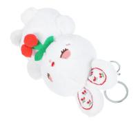 YARNOW Porte-Clés Lapin en Peluche Doux Petit Accessoire de Paquet à Dos pour Filles Décoration Cartoon Créative Léger et Portable pour Paquet à Main et Clés Modèle Aléatoire
