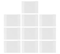 YARNOW Porte-étiquettes Robuste Lot de 10 en Acrylique Transparent pour Affichage des Prix, Support Étiquettes de Prix pour Commerciaux et Publicités en Magasin
