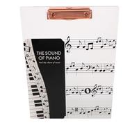 YARNOW Porte-partitions Acrylique Renforcé pour Chœur et Concerts Organiseur Transparent avec Clip pour Annotations Support pour Piano Guitare et Instruments