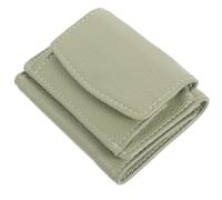 YARNOW Portefeuille Tri-Fold Cuir PU avec Motifs Vachette Compact et Pratique pour Cartes Monnaie et Billets Portefeuille Femme Élégant Vert pour Usage Quotidien