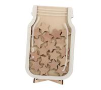 YARNOW Pot De Récompense Étoile Bois Système De Récompense Pour Garçon Fille Pot De Motivation Rustique Pour Maison Et École