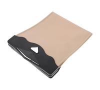 YARNOW Poubelle de Voiture Suspendue avec Lumière LED, en PU Beige | Fixation Adhésive, Ouverture Rapide, pour Passagers Arrière et Panneaux de Porte, Déplacements et Voyages