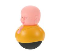 YARNOW Poupée faveur de la fête d'anniversaire vacillant moine mini gobelet décoration de moine cotillons pour garçons filles Ornement de gobelet de moine PVC-vinyle Jaune