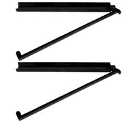 YARNOW Pousseur et Support de Mahjong 2 Pièces Règle Transparente 18 Pouces pour Joueurs de Mahjong en Club et Soirées Familiales