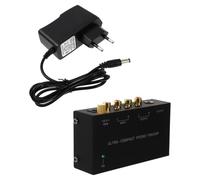 YARNOW Préampli Phono pour Platine Vinyle Ultra-Compact avec Contrôle de Volume Entrée Riaa Sortie Ligne pour Tourne-Discs Analogique