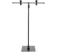 YARNOW Présentoir à Affiches Télescopique en Acier Inoxydable de T, Porte-Affiches pour Panneaux et Bannières, Adapté aux Magasins et Stands