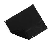 YARNOW Présentoir Mural Noir 85X70 CM pour Badges et Broches Panneau d'Affichage en Tissu Scratch Porte-Bijoux Polyvalent pour Collection Rangement Sécurisé pour Épingles et Écussons