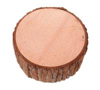 YARNOW Présentoir Rondin Bois Rustique Cylindrique pour Exposition et | Aspect Bois Réaliste, Surface Mate Façon Écorce, Texture Naturelle, Usage Vitrine et Scène Événementielle