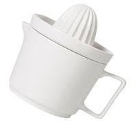 YARNOW Presse-agrumes Manuel en Céramique Blanc, Extraction Rapide de Jus pour Agrumes et Raisins, pour Boulangeries et Salons de Thé Lait