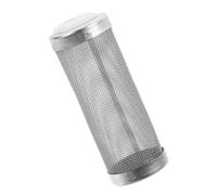 YARNOW Protecteur De Filtre Chauffage Pochette Blanche Housse De Protection en Éponge Auvent Télescopique Souffleur Filtre D'admission d'air Pochette en Perles Acier Inoxydable Silver