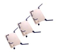 YARNOW Pupitre à Partitions Pliant Portable en Plastique Blanc 3pcs, Support de Pupitre Compact et Gain de Place pour Cours Collectifs et Concerts en Extérieur