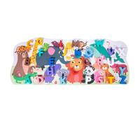 YARNOW Puzzle Alphabet Éducatif en Bois pour Garçon et Filles, 26 Pièces Colorées, Jeu D’Apprentissage Précoce et Développement Cognitif, Jouet Pédagogique pour Bébé et Tout-Petits