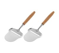 YARNOW Râpe à Fromage Manuelle Antidérapante et Trancheuse à Légumes en Acier Inoxydable, 2 Pièces Manche en Bois, Cuisine Maison et Pâtisserie