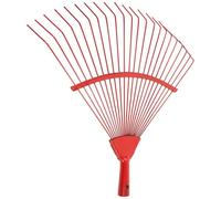 YARNOW Râteau de Jardin Manuel 22 Dents Acier Robuste Manche en Bois, Outil de Jardinage pour Ameublir la Terre et Enlever Feuilles Mortes, Outillage Jardin pour Couleur Aléatoire