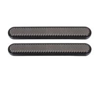 YARNOW Réflecteurs Ronds pour Moto en Abs Noir, Autocollants pour Garde-Boue, Installation Facile, Performance Solide, pour Conduite Quotidienne et Nocturne