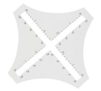 YARNOW Règle de Outil de Calcul Précis en Acrylique pour Couture et Tricot Adapté aux Débutants, pour Travaux de Couture et Design de Vêtements