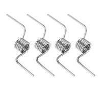 YARNOW Ressort Angle 4pcs et Argenté en Cinq Design Spires à 90 Porte Acier Degrés pour Accessoires Française de Réfrigérateur
